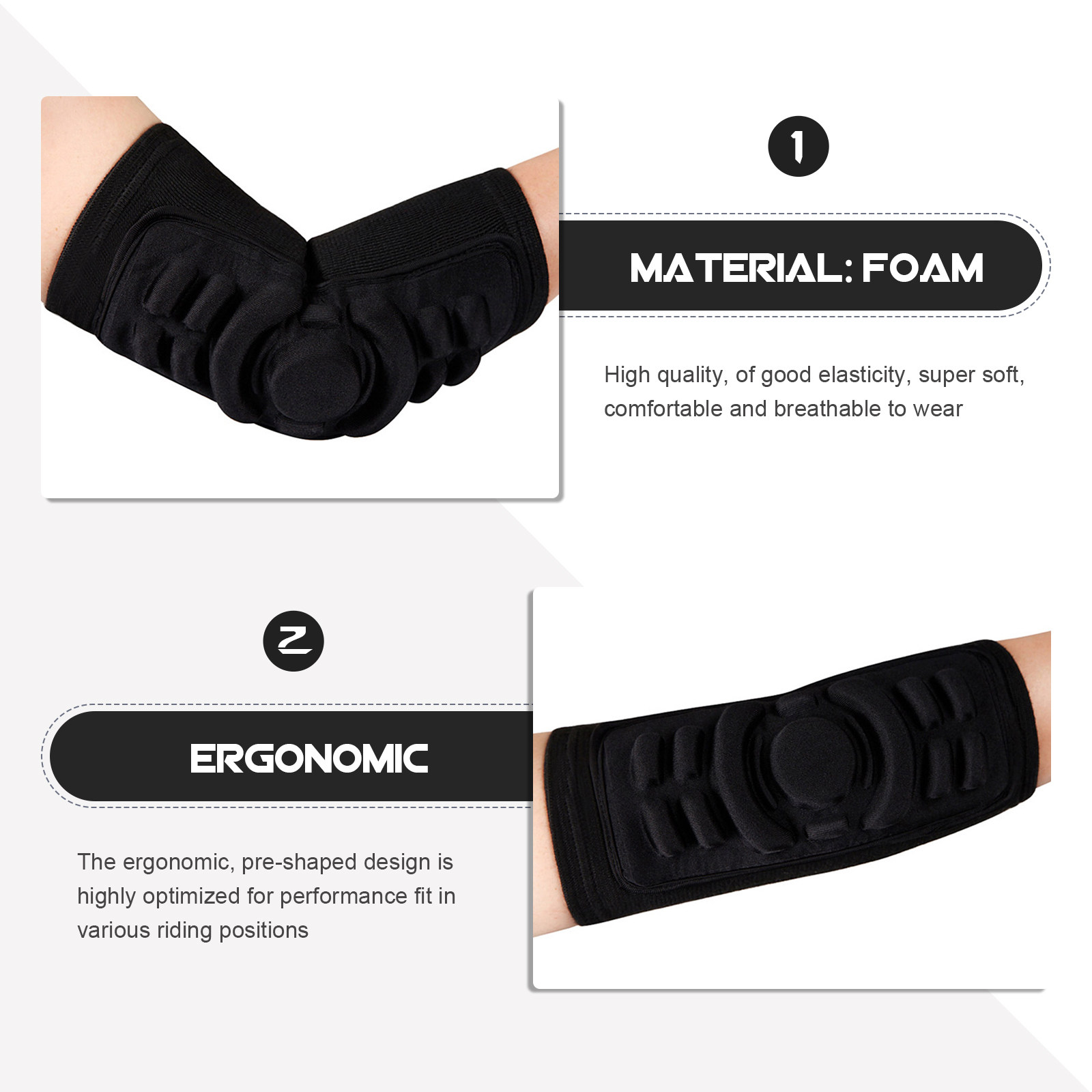 Protectores de codo para cicli - Mountain Biking Elbow Pads reseña y precio