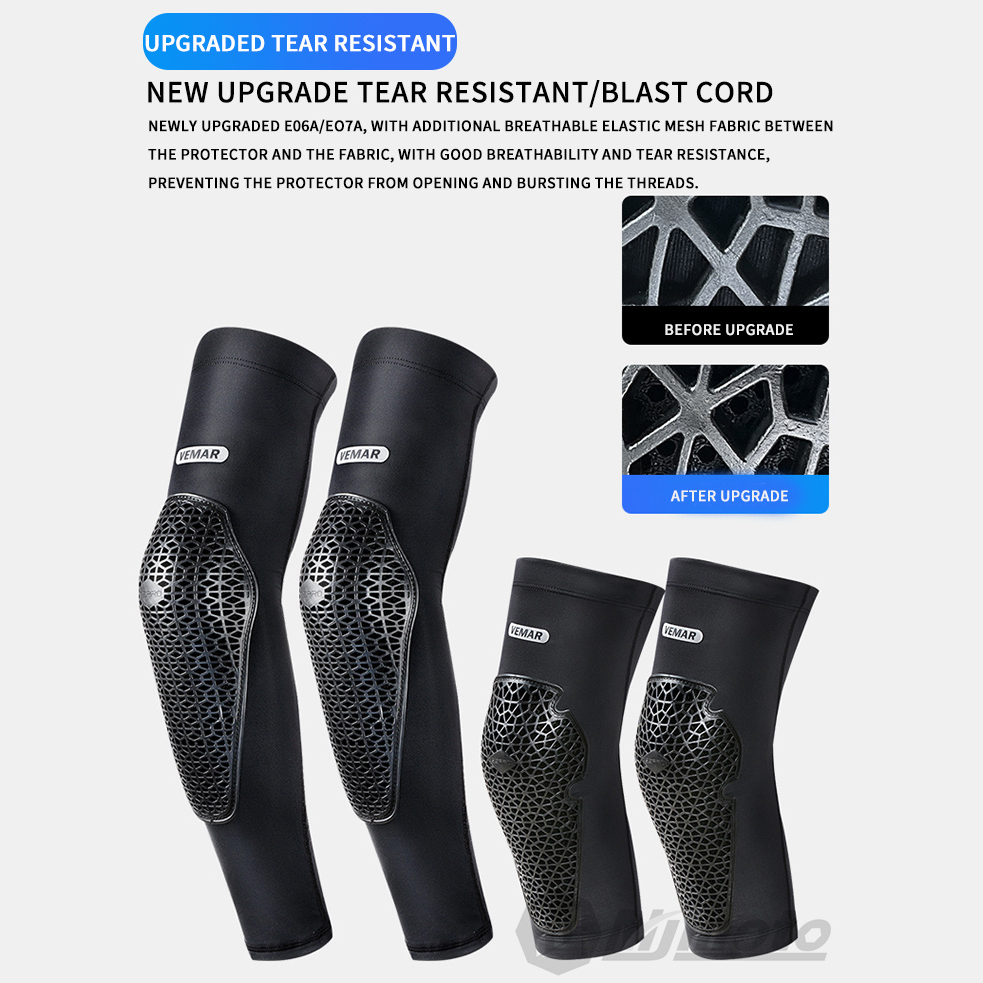 VEMAR-rodilleras anticaída par - Mountain Biking Elbow Pads reseña y precio